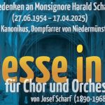 Gedenkgottesdienst für Pfarrer Harald Scharf